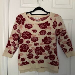 Forever 21 Sweater with Roses